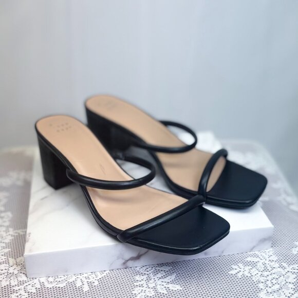 Women's Minimalist Shoe A New Day Cris Heels Black - Picture 3 of 10